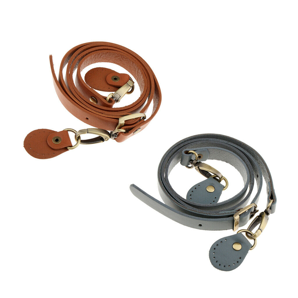 2x Adjustable Shoulder Strap for  Leather Replacement Shoulder Strap