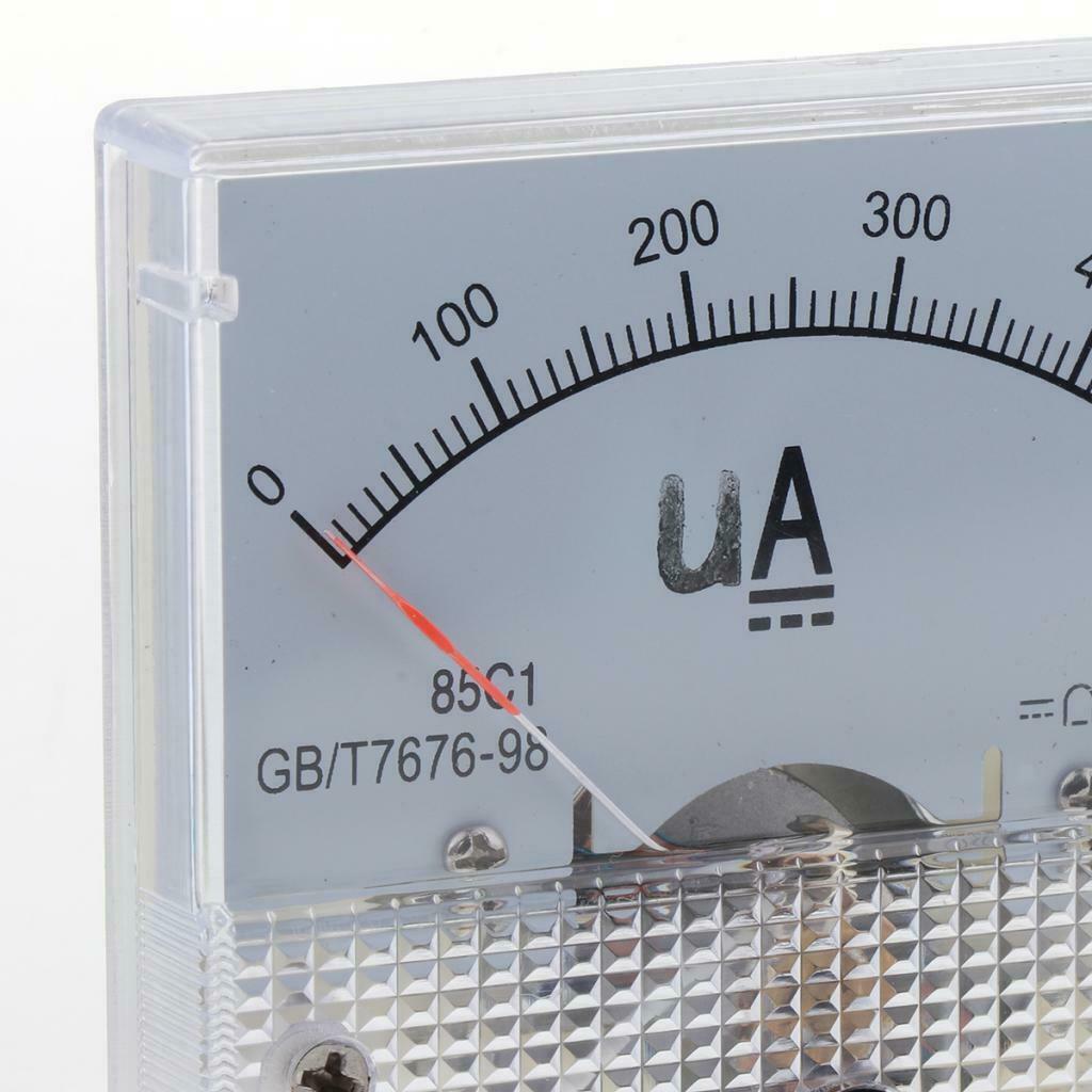 Accurate 85C1-uA Panel DC Ampere Tester Current Measuring Tools 0-500uA