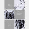 Moon Dream Catcher Handmade Feather Bead Wall Hanging Ornament for Kids Bedroom