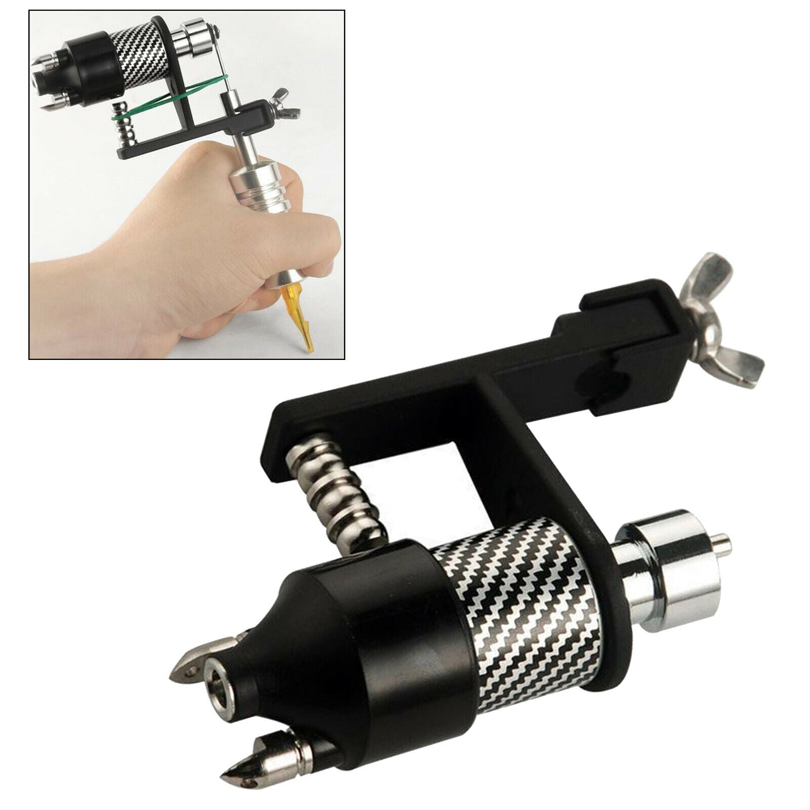 Professional Permanent Makeup Tattoo Rotary Machine Kit for Shading Black