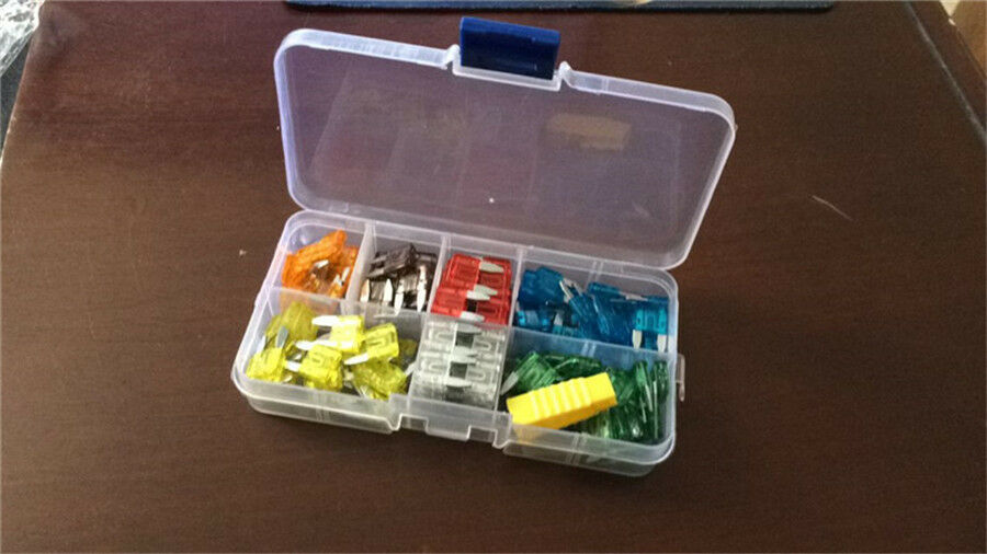 120Pcs 7 Sizes Assorted Auto Car Truck Small Size Low Profile Blade Fuses Kit