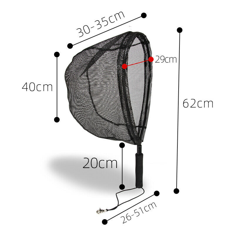Fly Fishing Landing Net Bass Trout Net Trout Scoop Landing Net With Belt Cli Tt