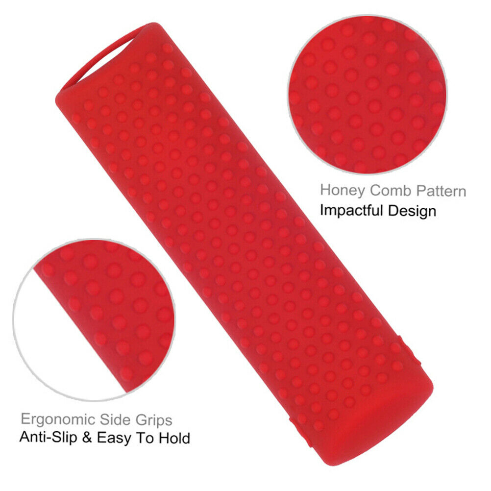 For Fire TV Stick Lite Remote Control Protective Case Silicone Remote Cover Red