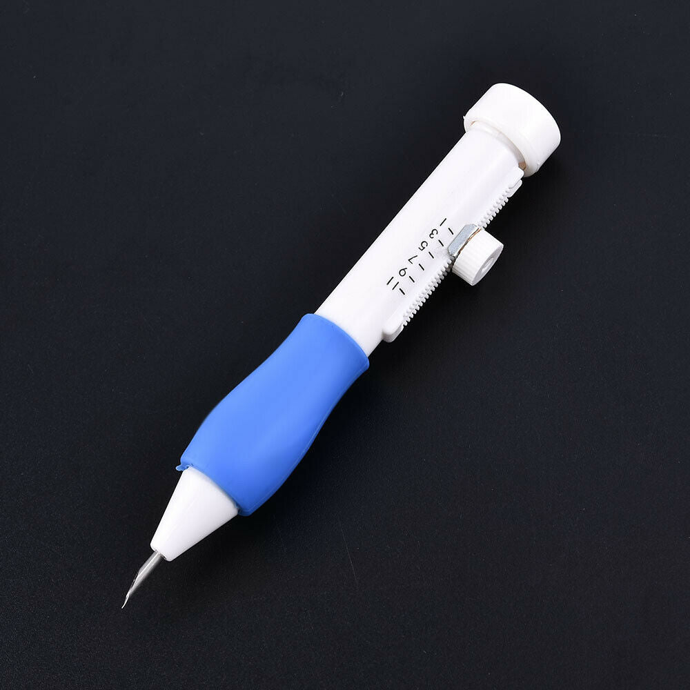US DIY Embroidery Knitting Punch Needle Pen Sewing Tool Kit Thread Set New