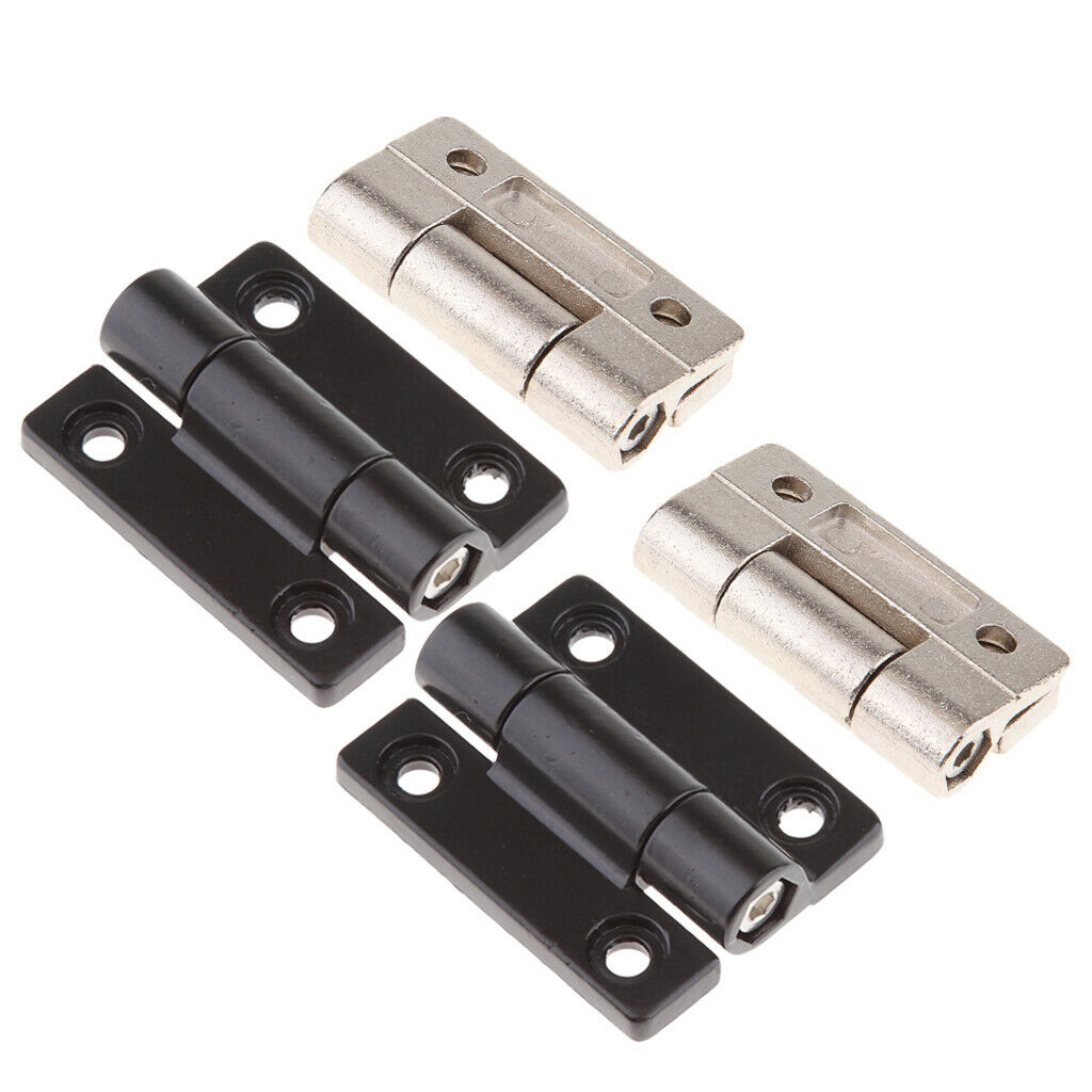 4Pcs 45mmx34mm 4 Countersunk Holes Adjustable Torque Position Control Hinge,