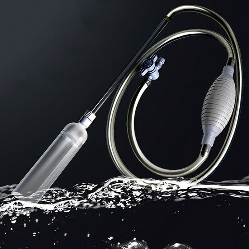 1.5m Easy to operate Aquarium Clean Fish Tank Vacuum Siphon Pump Cleaner T-q NC