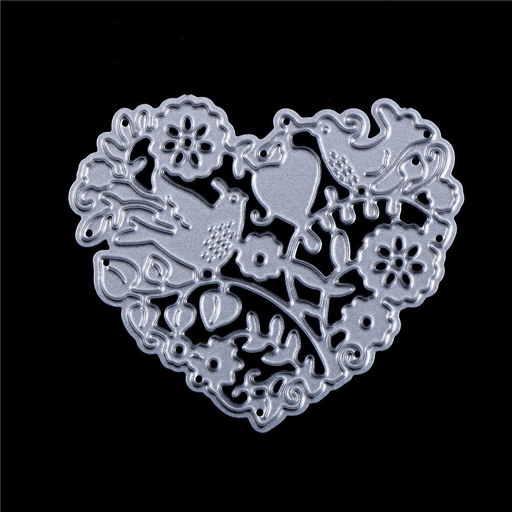 Floral Loving Bird Metal Cutting Dies‘Stencil For Scrapbooking DIY Cards D.l8