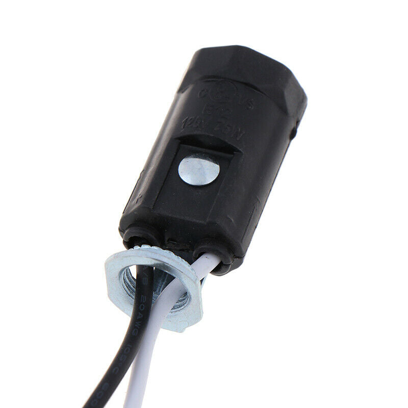5Pcs Candelabra Base E12 Lamp Holder Light Sockets Keyless 6'' Wire L C DhL Pb