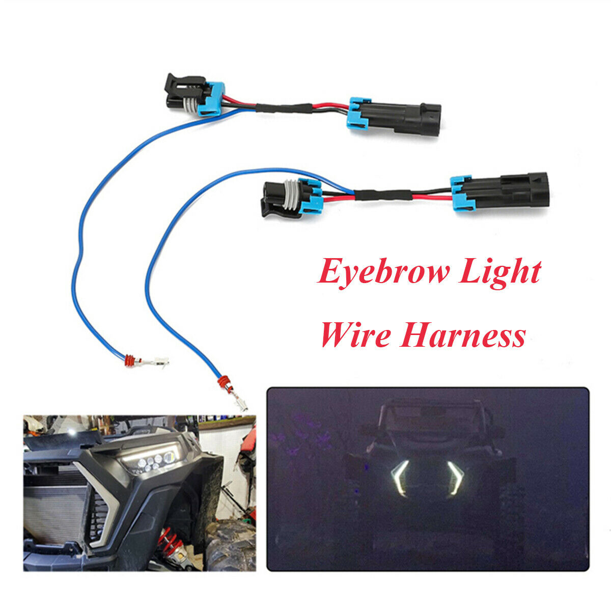 For 2019-up Turbo And Turbo S Models W/Fang Lights Eyebrow Light Wiring Harness