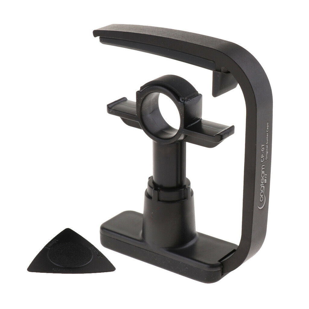 Aluminum Alloy Guitar Capo Clamp for 6 String Acoustic Electric Guitar Black