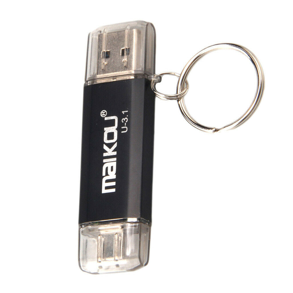256 GB Dual Type-C OTG Flash Drive USB 3.0 Memory Stick for Android Phone PC
