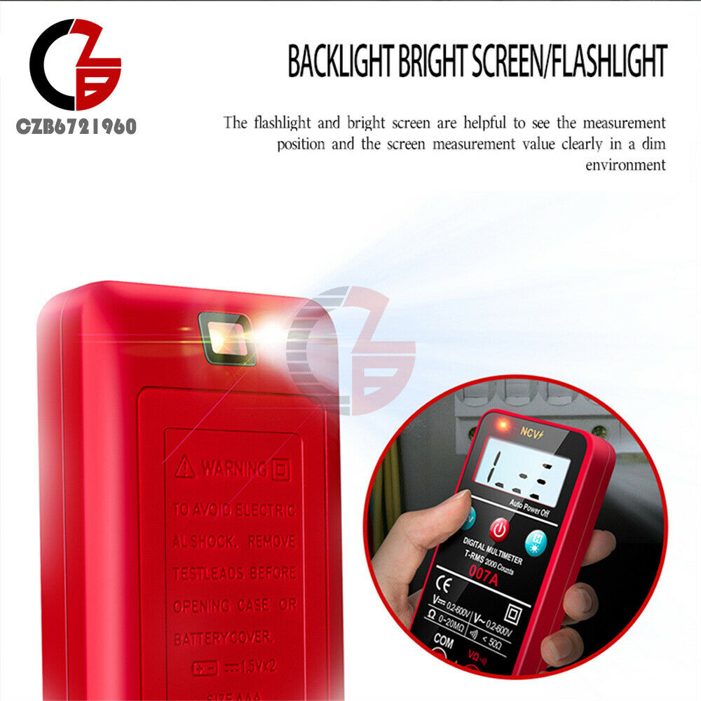 Fully Automatic Electrician Household Maintenance Multimeter With backlight