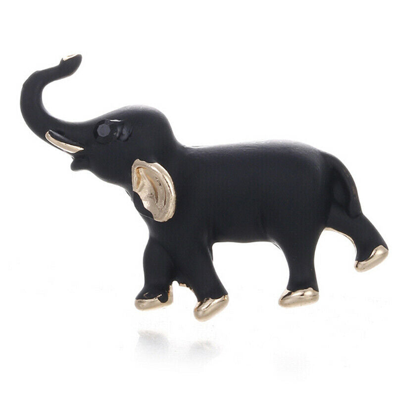 Enamel Elephant Enamel Lapel Collar Animal Brooch Pin Bouquet Jewelry Gif.l8