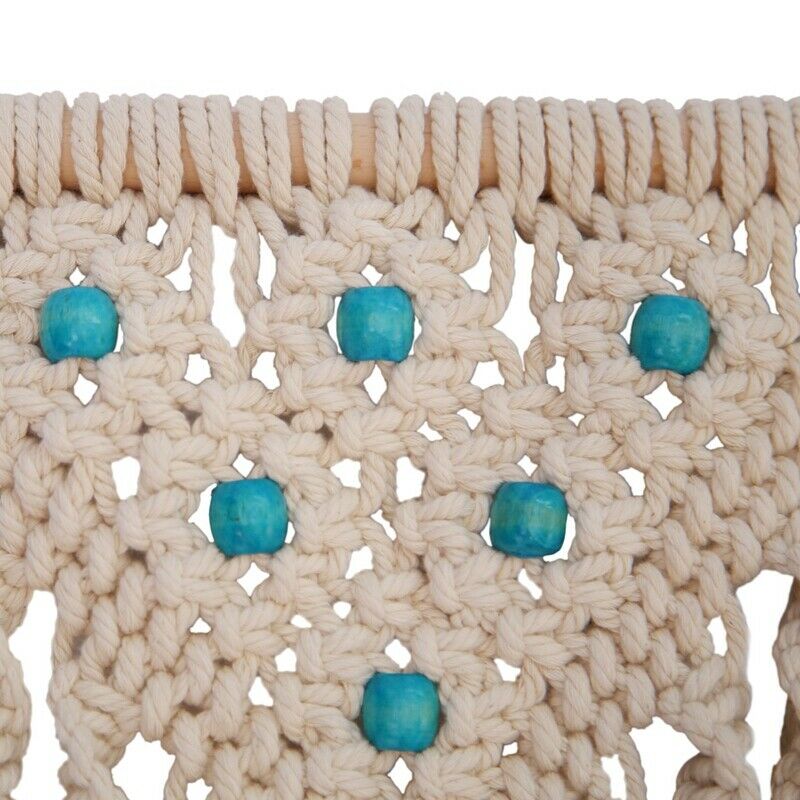 Hand Kted Macrame Wall Art Handmade Cotton Bohemian Wall Hanging Tapestry WithI2