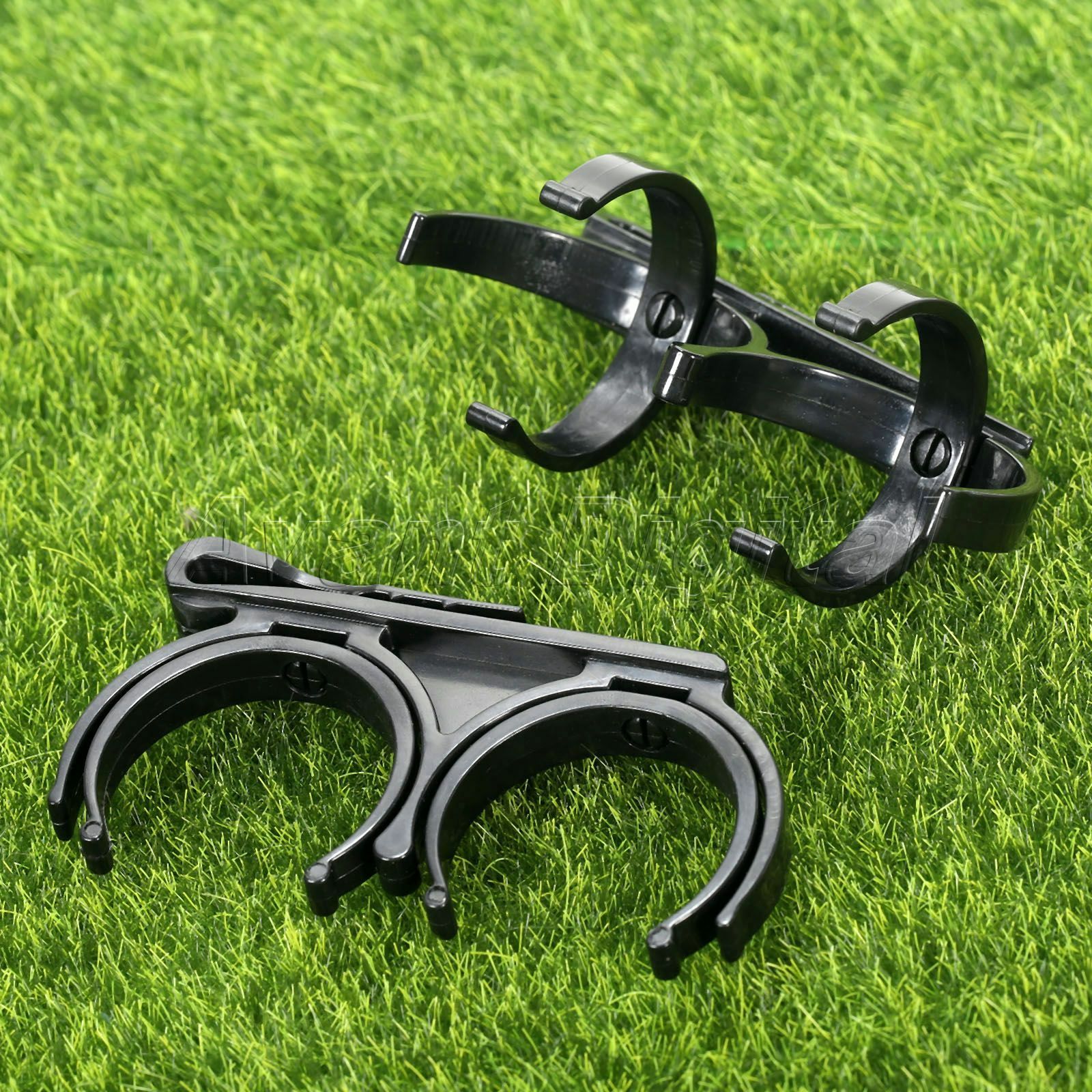 2 x Golf Ball Holder Clip Organizer Black Golfing Club Sports Training Accessory