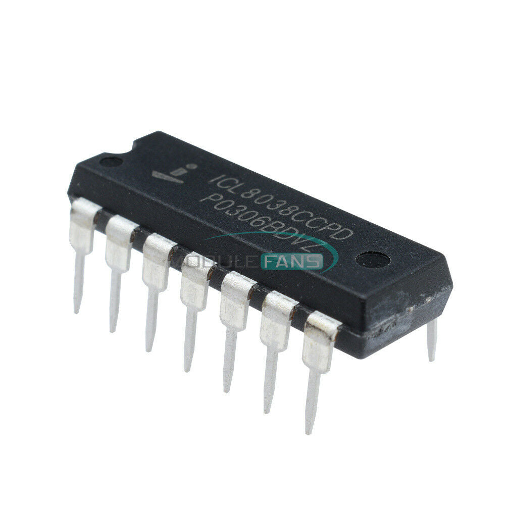 10PCS ICL8038 ICL8038CCPD INTERSIL IC OSCILL GEN/VOLT CONTROL 14DIP M