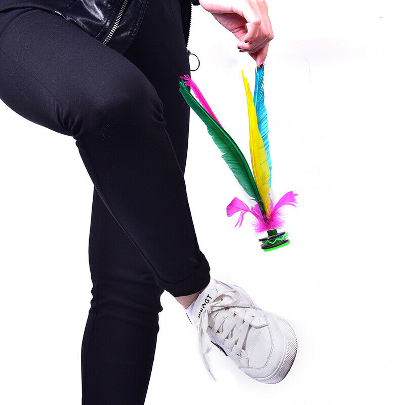 Colorful China Jianzi Footbal Foot Kick Chicken Feather ShuttlecockFor Fi.l8
