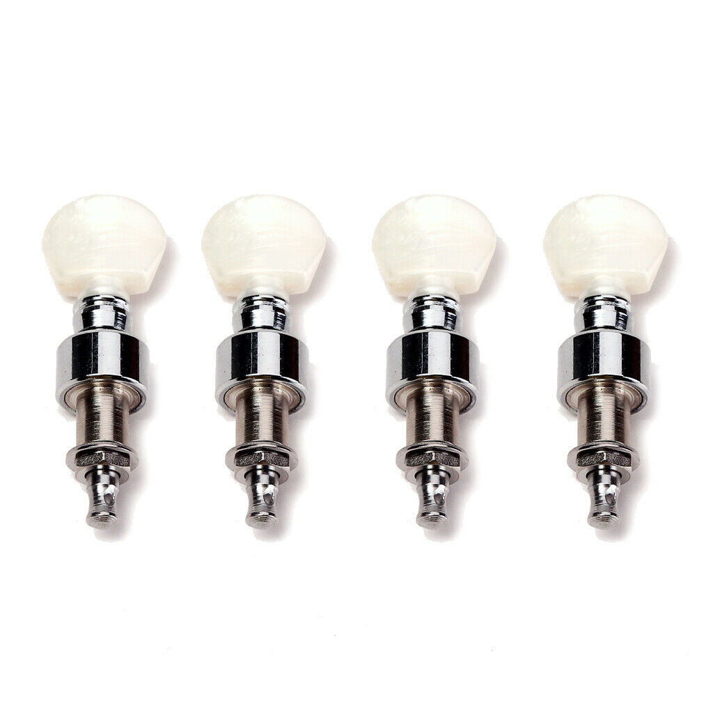5 String Banjo Tuning Peg Tuners Chrome Beaded Knob for Banjo Accs
