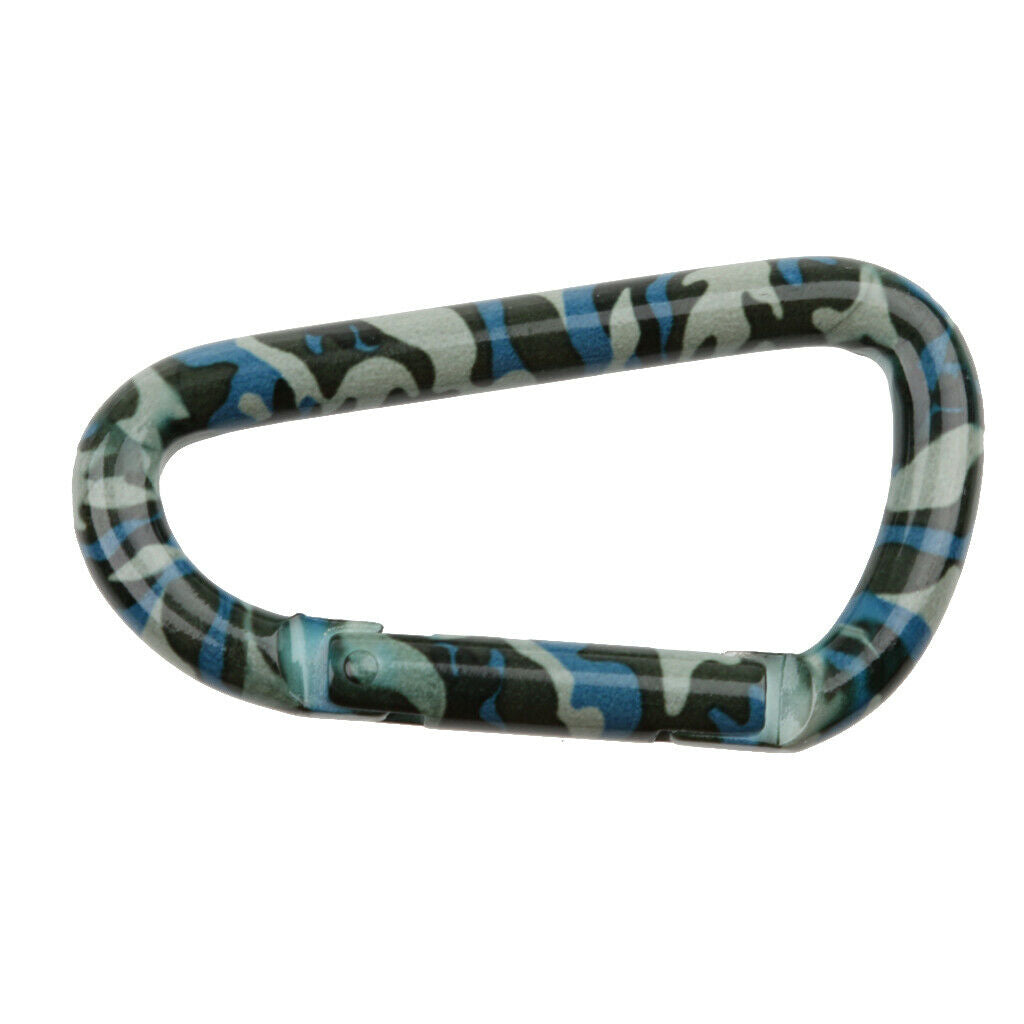 Outdoor Camping Hiking Spring Snap Clip Carabiner Keychain - Camouflage 1