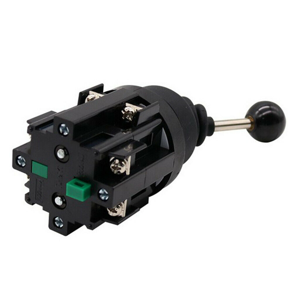 1pc Latch Joystick Cross Switch Self-reset 30mm Spacing Momentary AC380V