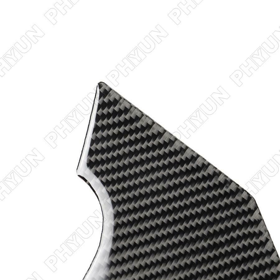 1x Carbon Fiber Console Water Cup Holder Gear Shift Panel For Infiniti Q50 Q60