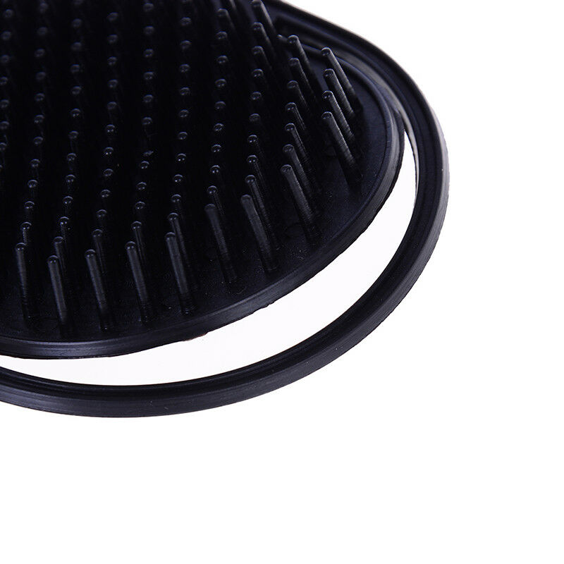 girls black plastic shampoo washing hair massager comb scalp shower brush.l8