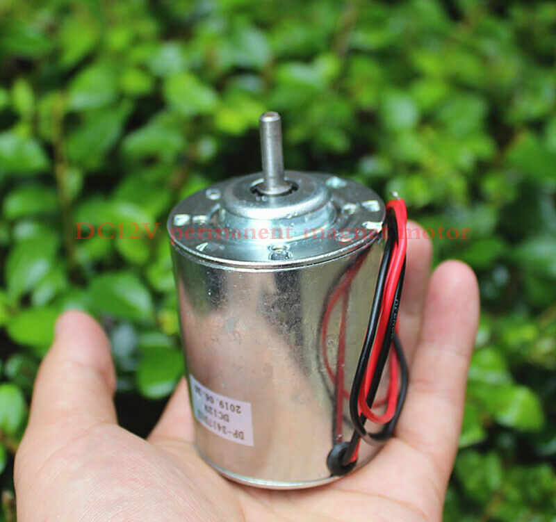 1pcs DC 12V 20W permanent magnet motor speed adjustable cotton candy high speed