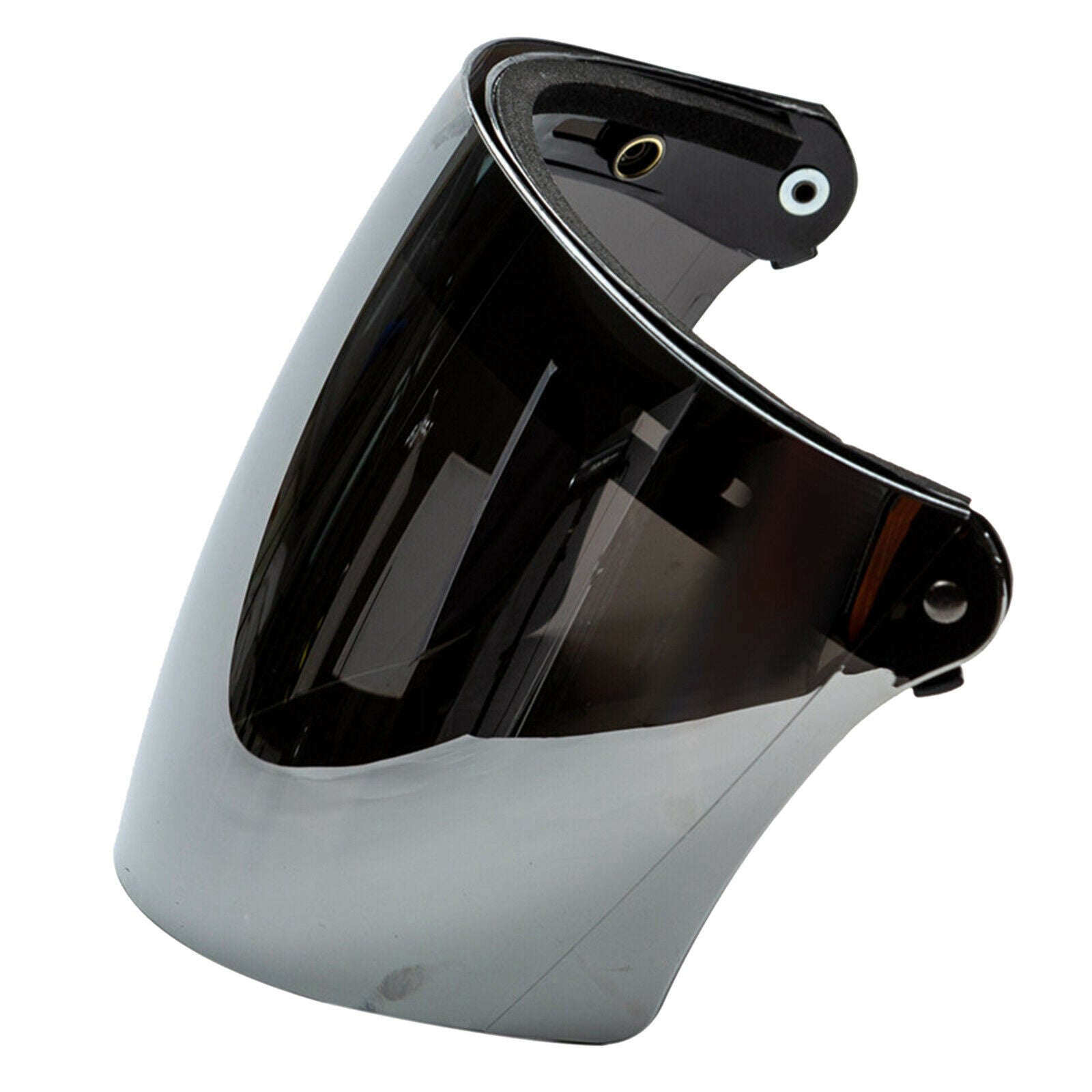 2Pcs Motorcycle Retro Open Face Helmet Visor Wind Shield Lens Anti-fog