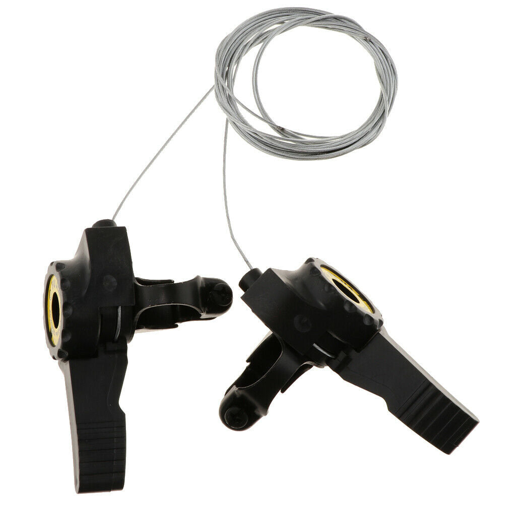 3Pcs Premium Thumb Shifter 15S/18S/21S Solid Derailleur Cable Components