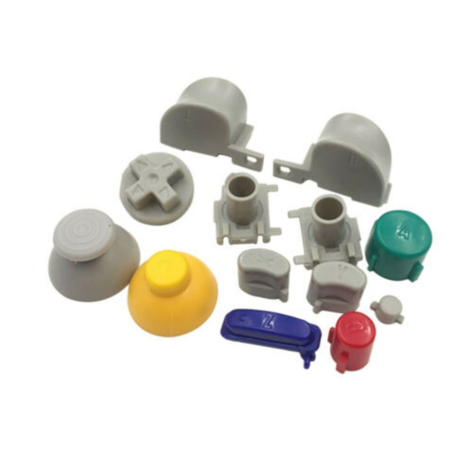 Fit for Gamecube Controller Replacement Button Cap Thumb Stick Parts