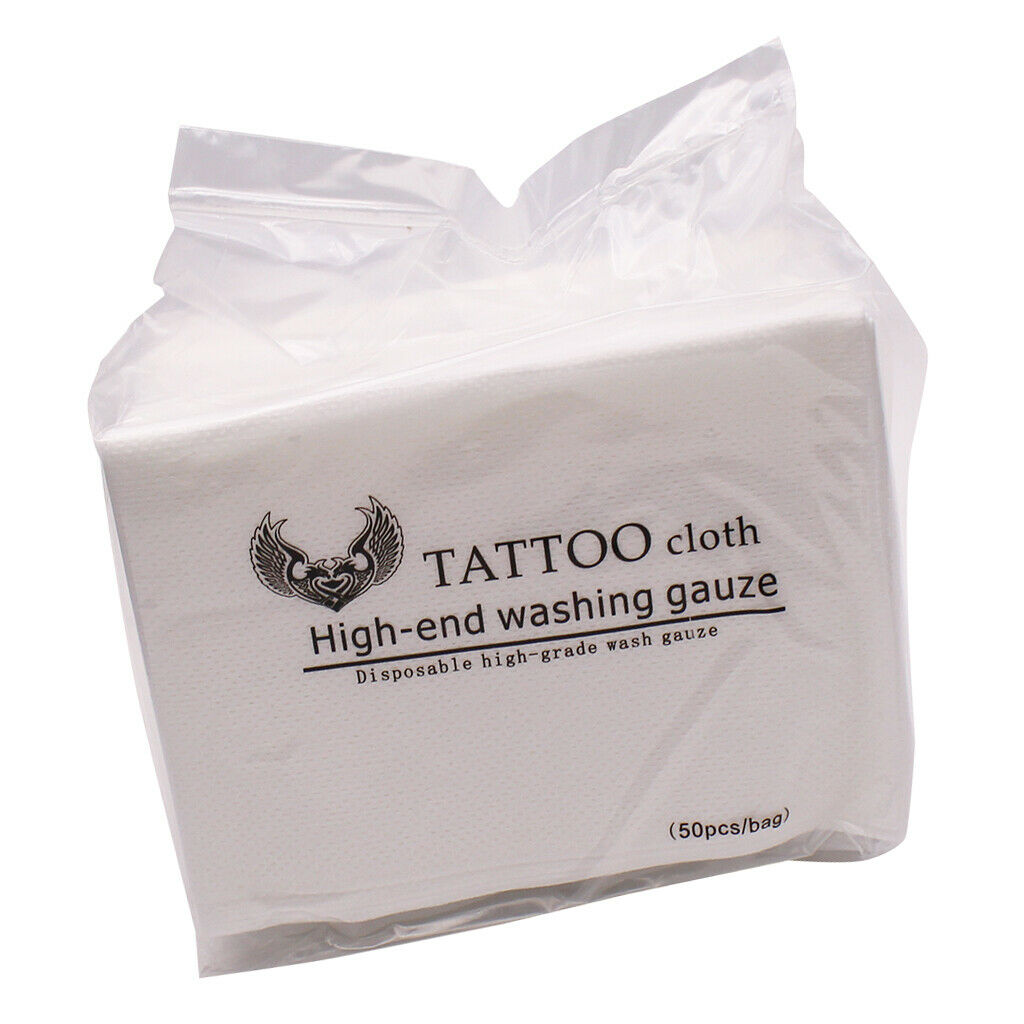 50 Sheets Comfortable Tattoo Cleaning Towels Makeup Remover Cosmetics Wipes