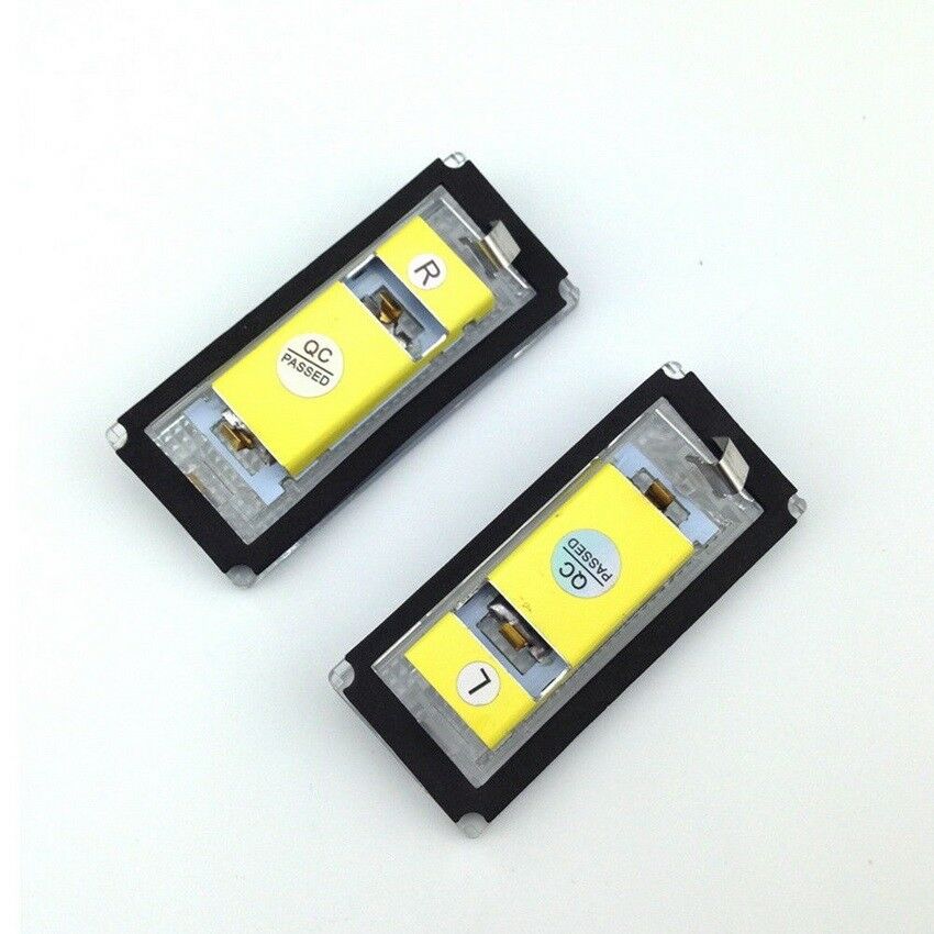 2X Bright 6500K HID WHITE 18 LED LICENSE PLATE LIGHT FOR 98-03 BMW E46 325i 328i