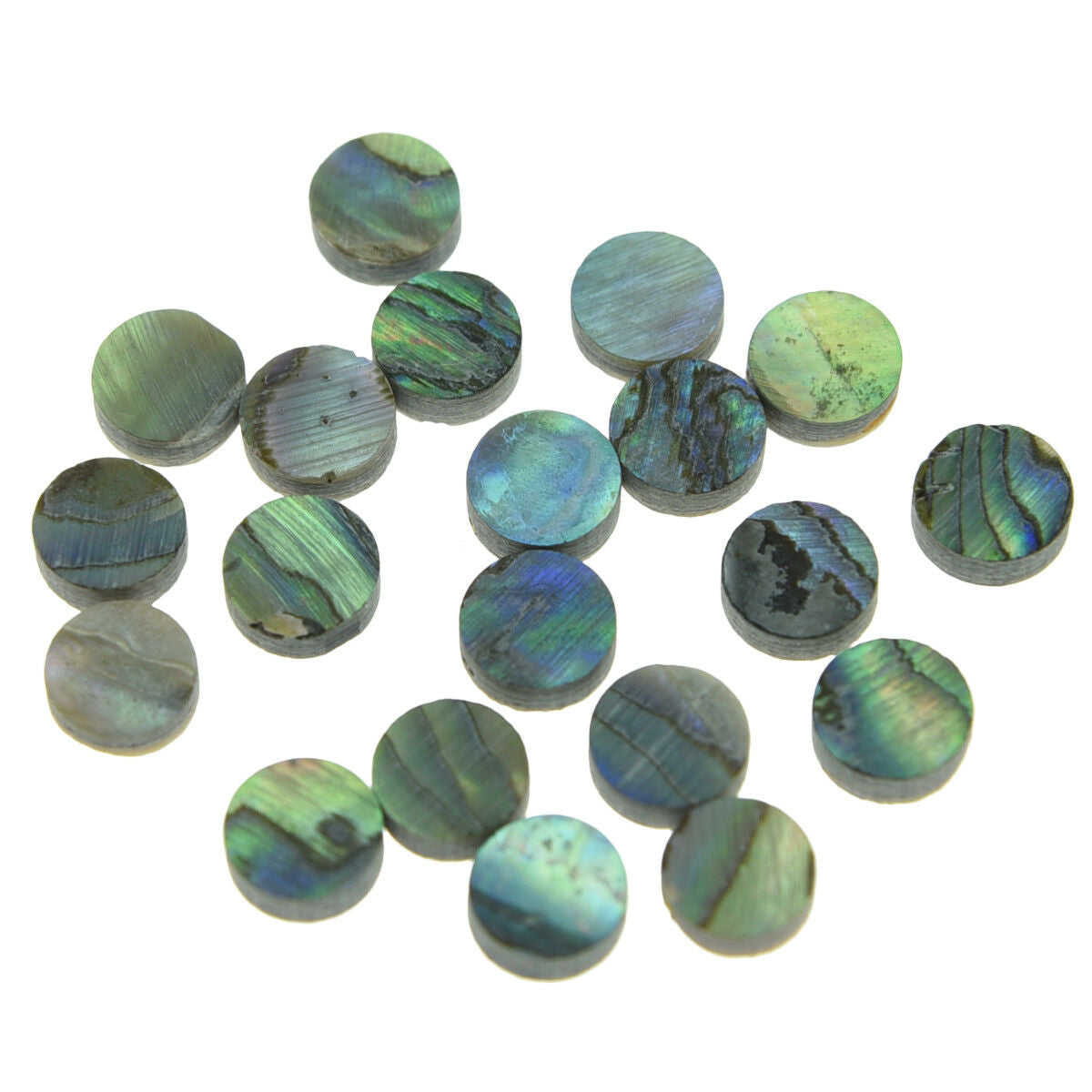 20pcs 6x2mm New Zealand Natural Abalone Shell Guitar Bass Inlay Fingerboard Dots