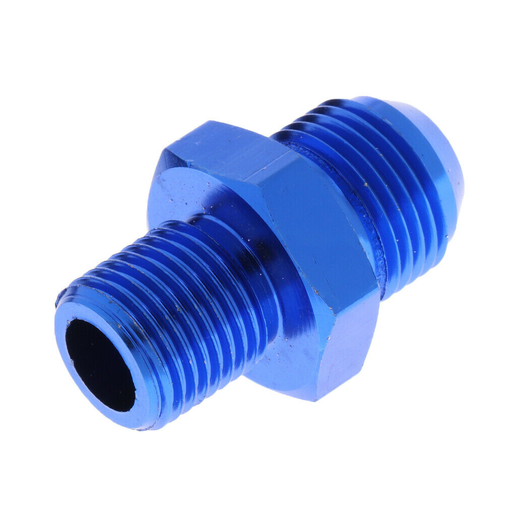 2 Pieces Universal Oil Cooler Fuel Line Hose Adapter Connector AN8-M16x1.5