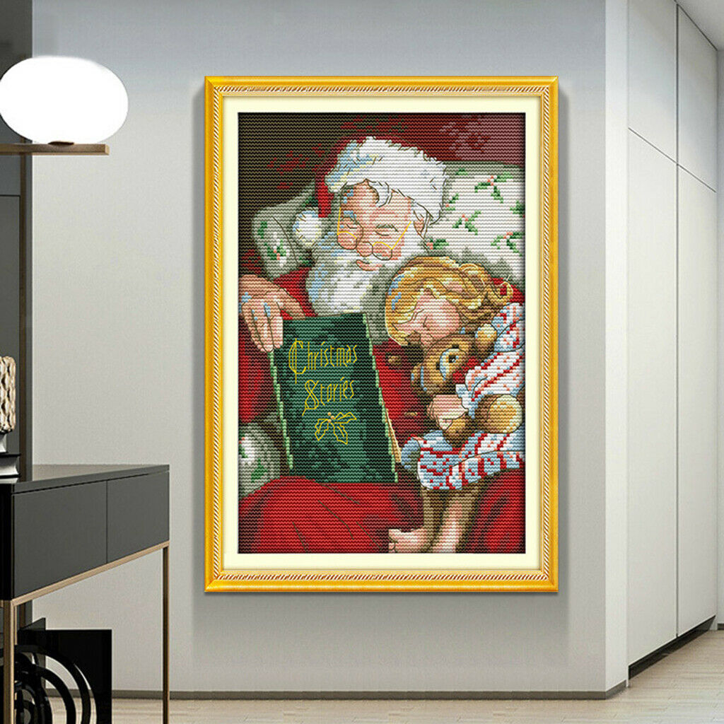 Cross Stitch Kits Christmas Stories Needlepoint Crafts for Starter Ornaments