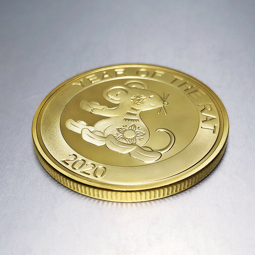 2020 Zodiac Commemorative Souvenir Challenge Coins Collection Gift Golden