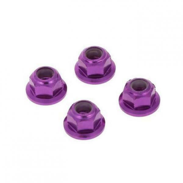 122049 Aluminum Nylon Locknut Purple for 1/10  Volcano EPX