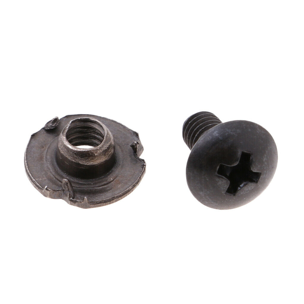 2X 8 Pairs Alloy Inline Skates Screws Nut Bolts Roller Skate Replacement Parts