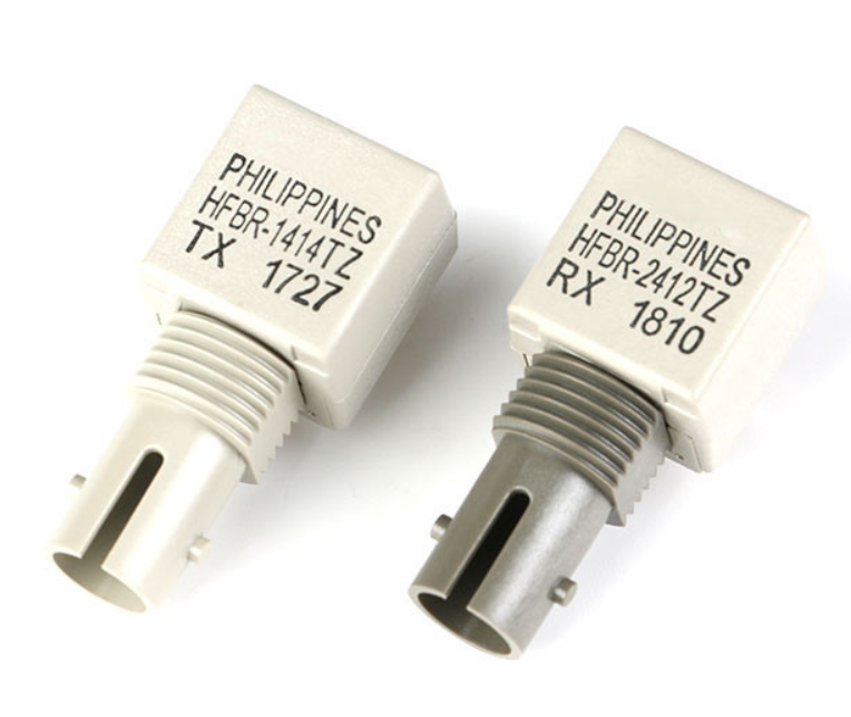 One pair HFBR-1414TZ HFBR-2412TZ screw port optical fiber transceivers