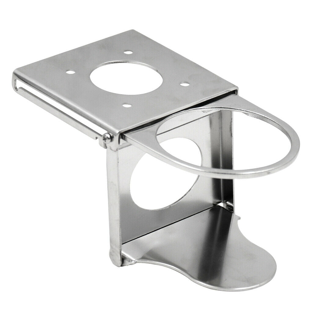 Adjustable Stainless Steel Folding Cup Holder for Boat Car