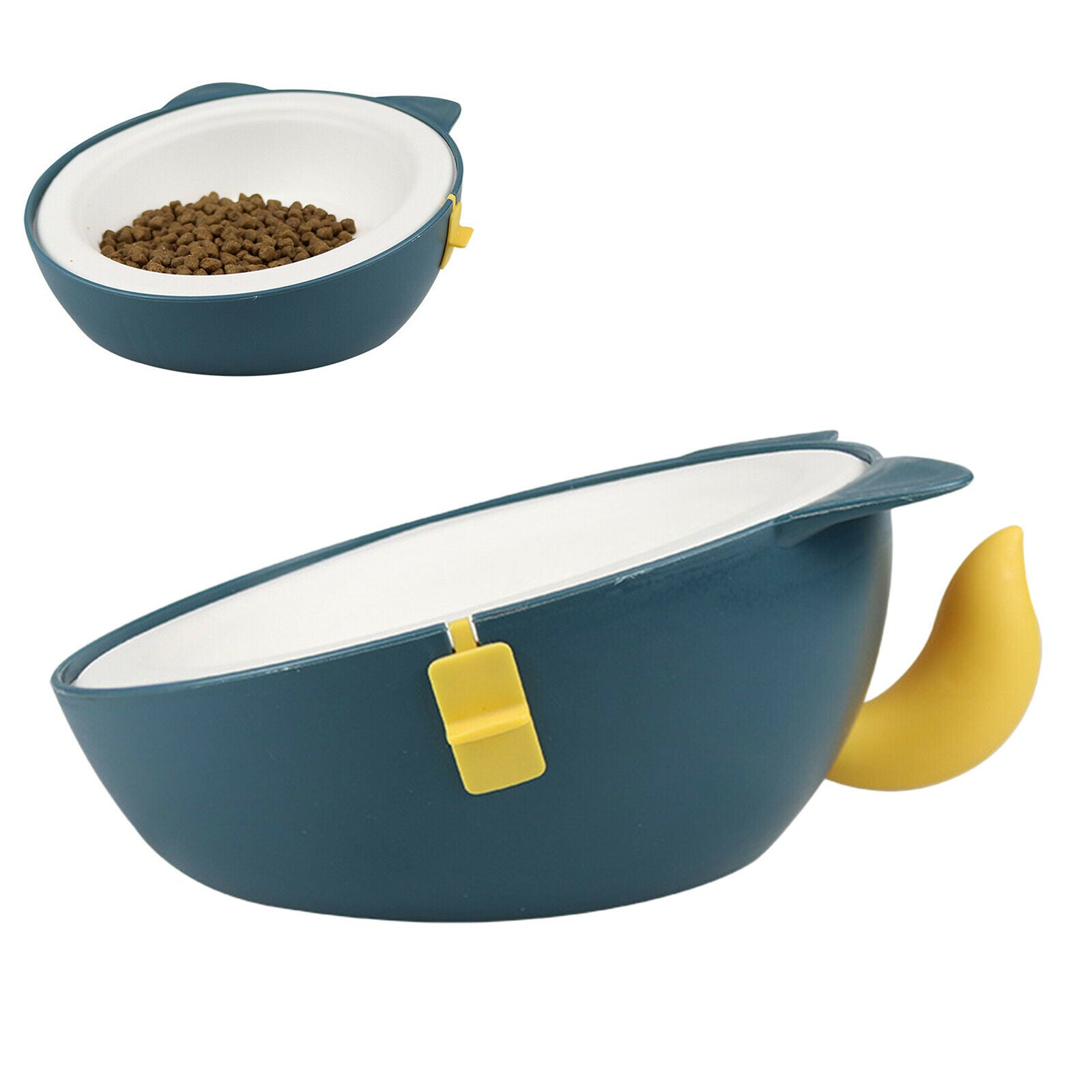 Dog Cat Feeding Raised Bowls Food Water Dish w/ Disposable Bowl Pet Supplies