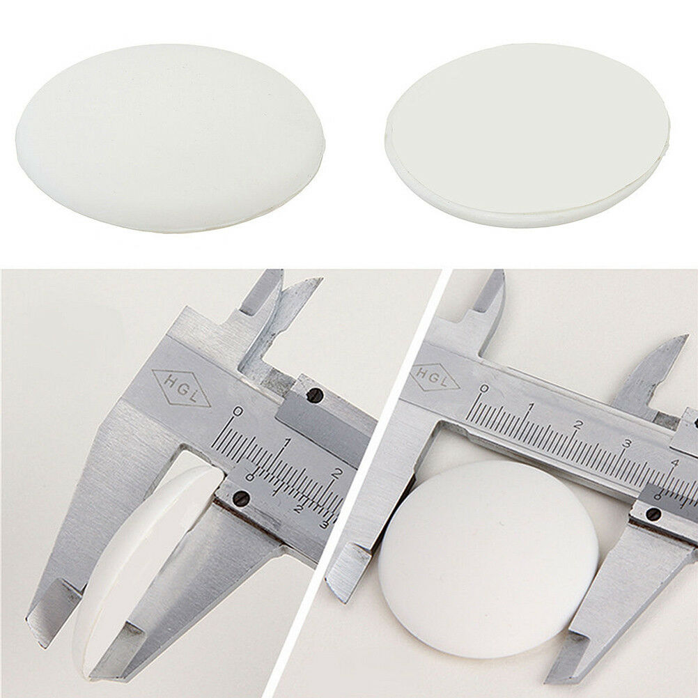 2x Round Wall Protector Self Adhesive Door Handle Bumper Guard Stopper Rub.l8