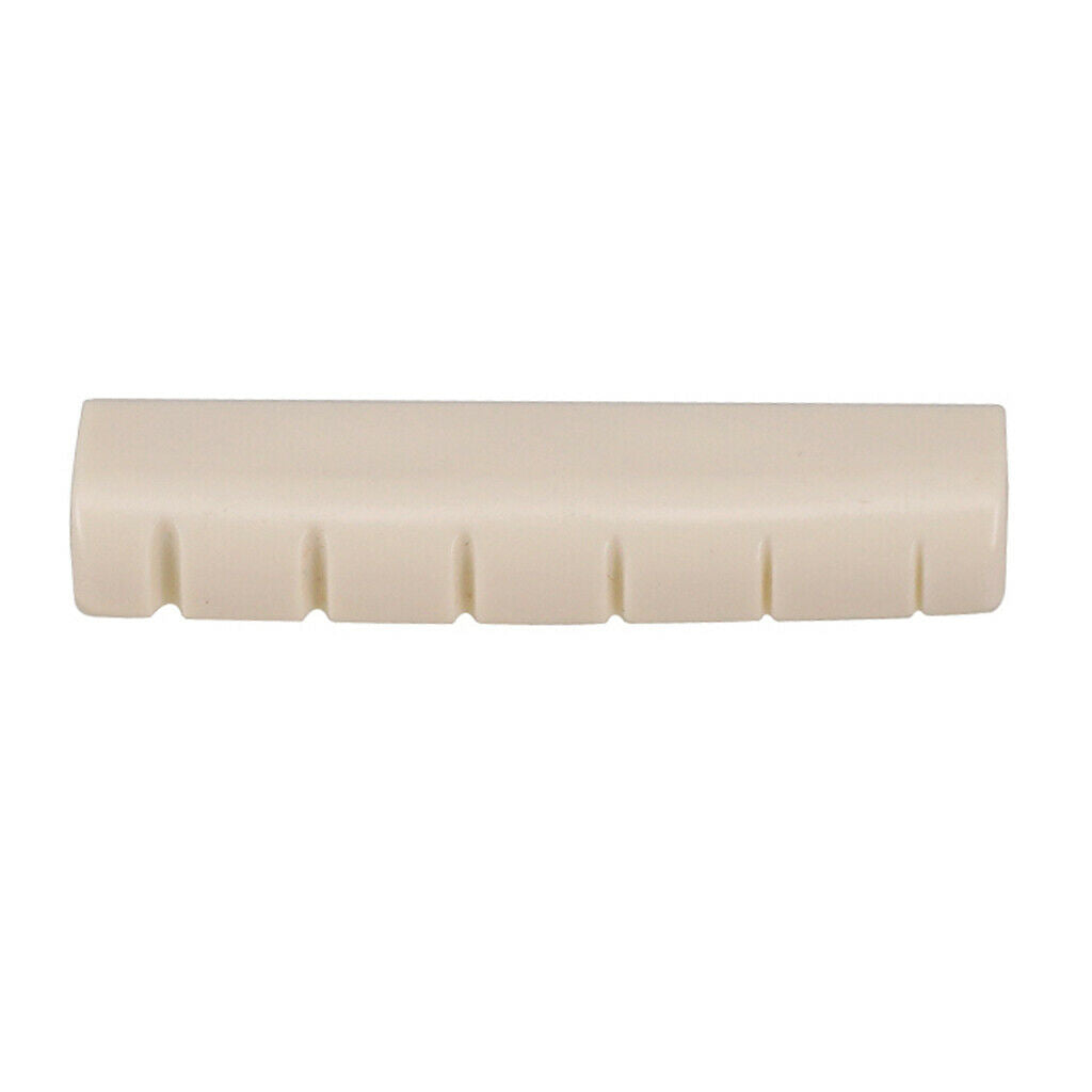 2pcs/set Right Handed Acoustic Guitar Nut Slotted 44x6x9.8-9mm