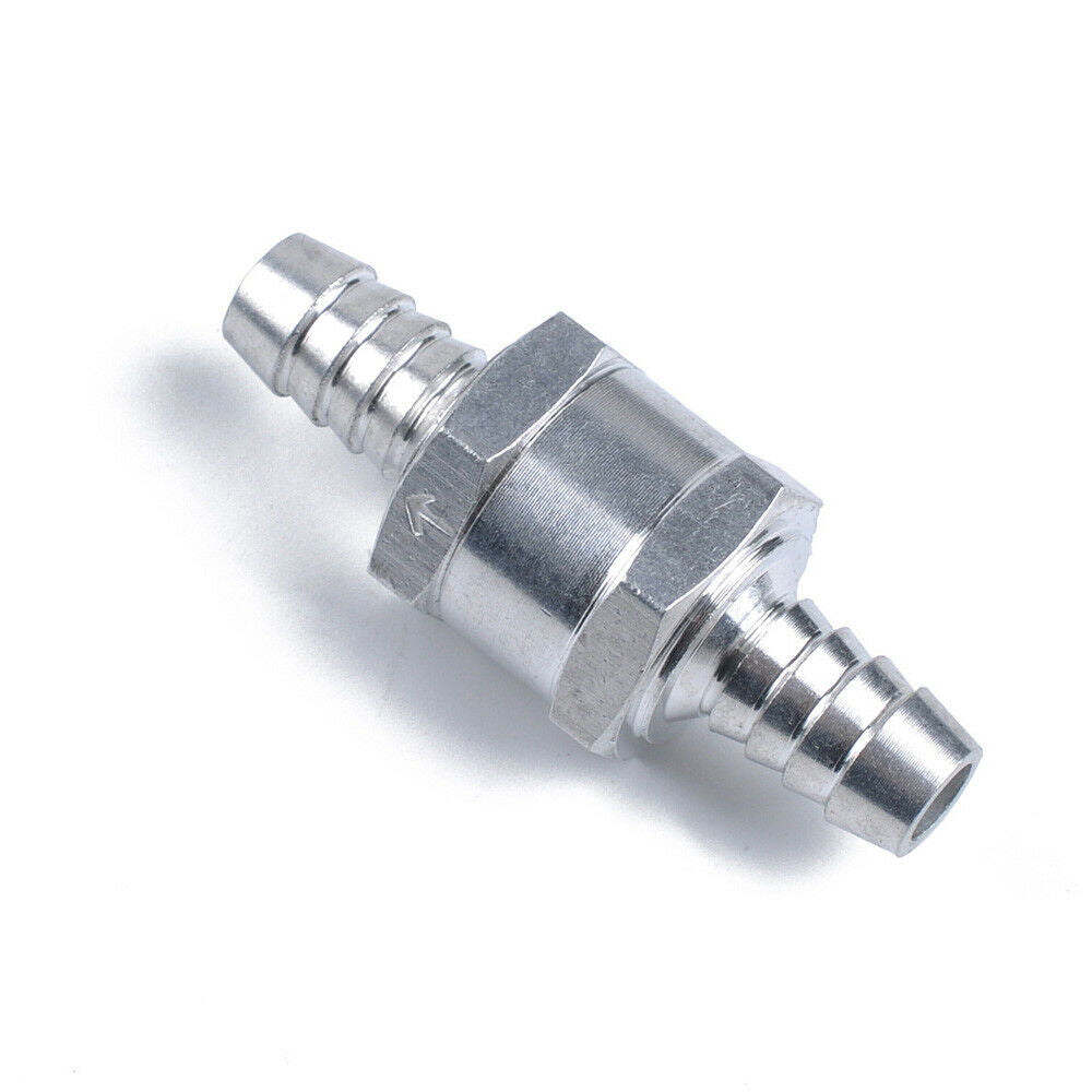 Check Valve 1/2" 12MM Non-Return One Way & Hose Clamps For Cars Caravans RVs
