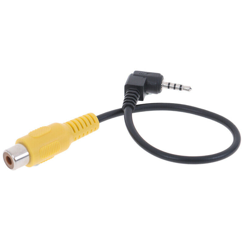 1Pc 2.5mm AV-in Converter Video Cable Stereo Male Plug To RCA Female Adap.l8