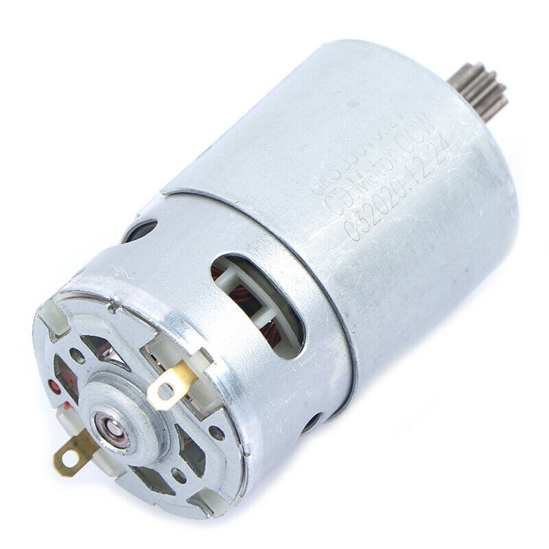 1PC 12V 19500 RPM DC Motor with Two-speed  9 Teeth Torque Gear Box for Drill TH
