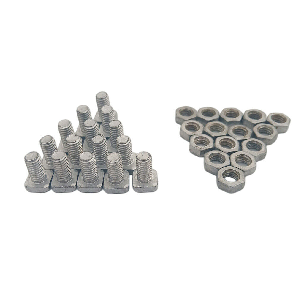 Precision Aluminium Alloy Greenhouse Nuts and Bolts Hard Replacement Parts