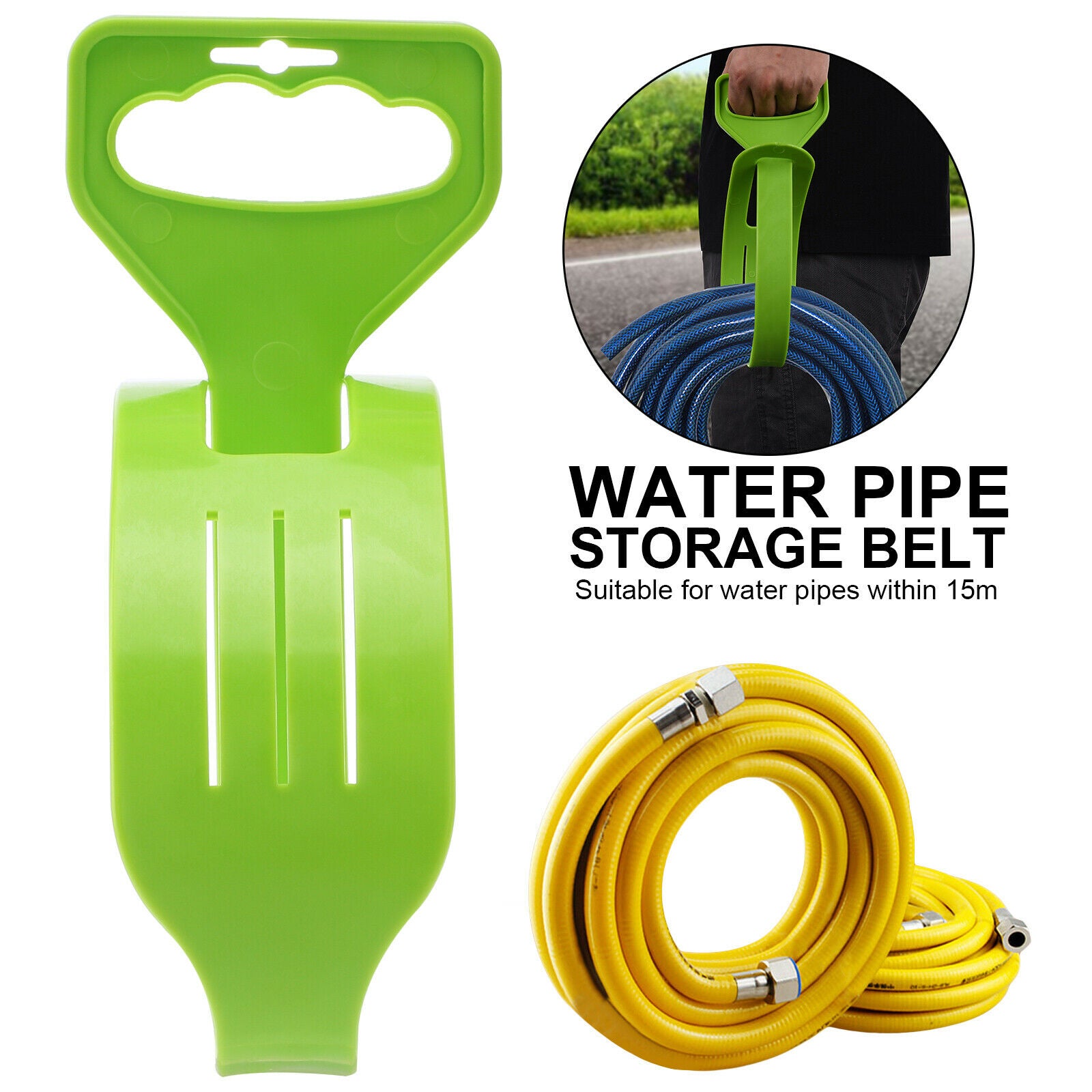 3PCS Garden Pipe Holder Hosepipe&Watering Hook Hose Hanger Storage Rack