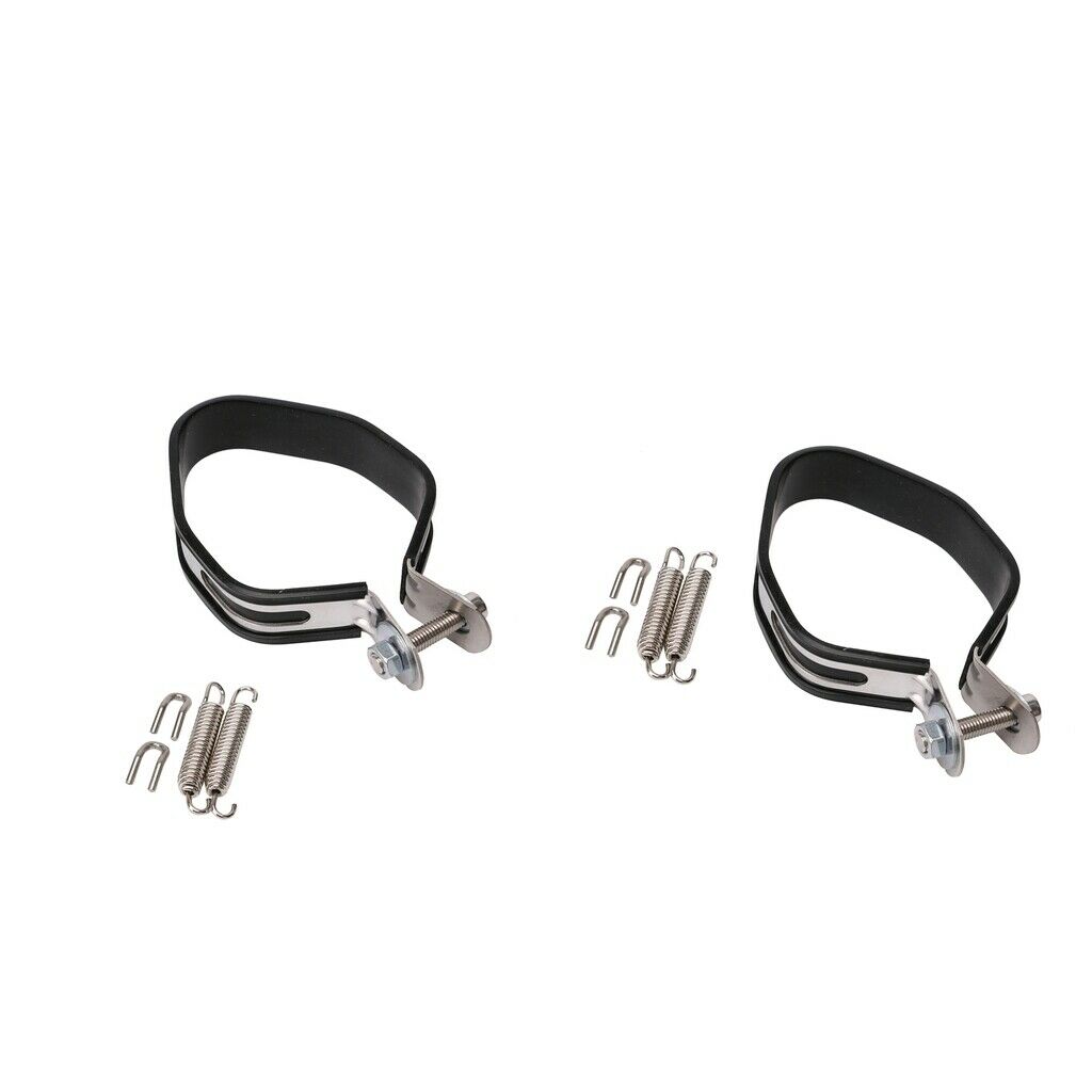 2X 3.3 "85mm Stainless Steel Bumper Band Exhaust Clamp Sleeve Coupling