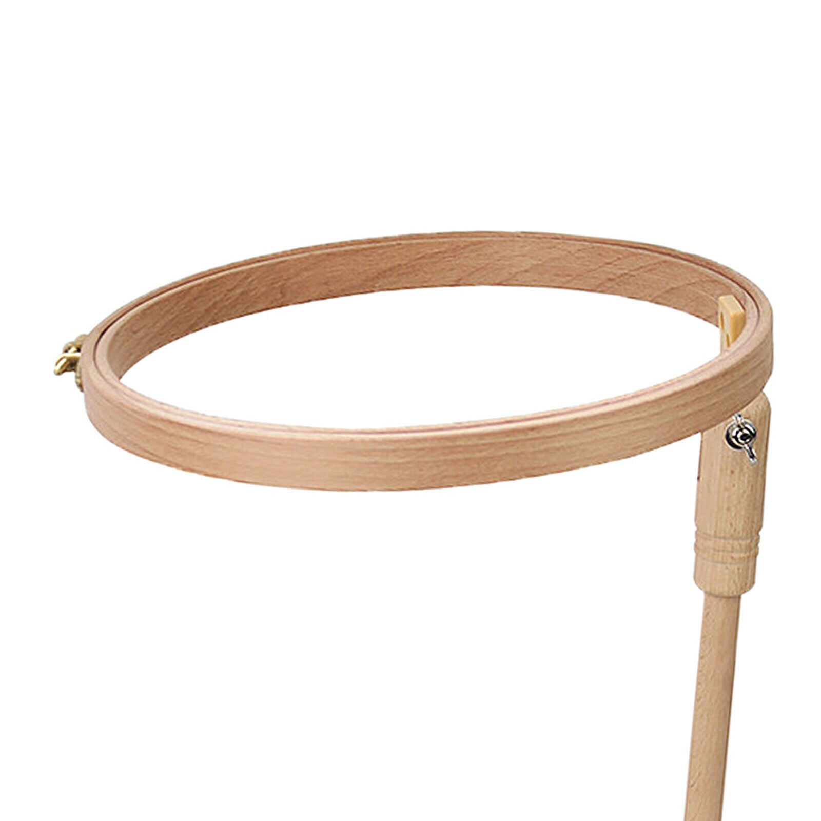 Embroidery Stand Rotated Natural Beech Wooden Adjustable Cross Stitch Lap Frame